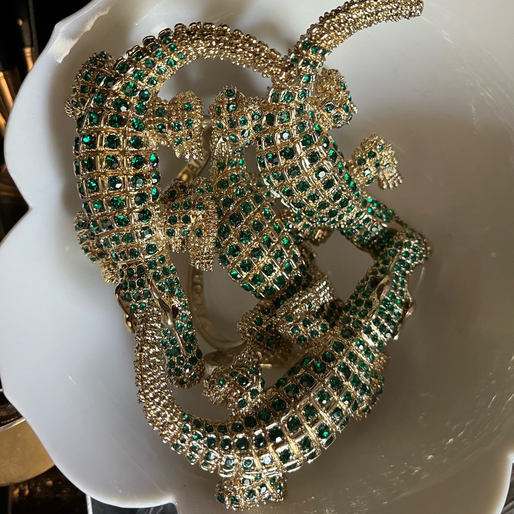 L’objet alligator napkin rings